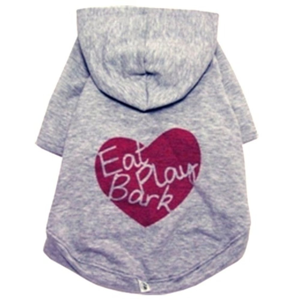 Eco Pup Love Hoodie – Eat, Play, Bark